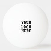 カスタム会社のブランドロゴ 卓球ボール (裏面)