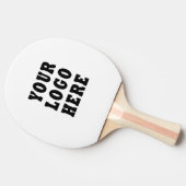 カスタム会社のブランドロゴ 卓球ラケット (横)