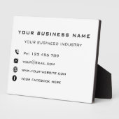 カスタム会社のプパーソナライズされたラーク フォトプラーク (側面)