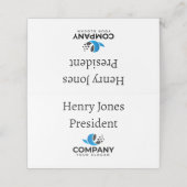 カスタム会社のプロモーション プレイスカード (外部開封)