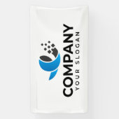 カスタム会社のプロモーション 横断幕 (縦)