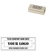 カスタム会社のロゴと文字のゴム印 ラバースタンプ (押印)