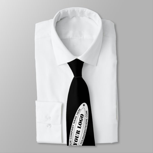 カスタム会社のロゴと文字のネックタイズ ネクタイ (タイ)