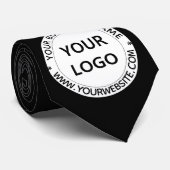 カスタム会社のロゴと文字のネックタイズ ネクタイ (ロール)