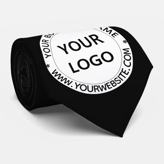 カスタム会社のロゴと文字のネックタイズ ネクタイ (ロール)