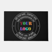 カスタム会社のロゴと文字の書式の色の選択 ドアマット (正面)