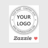 カスタム会社のロゴと文字ステッパーソナライズされたカー シール (シート)