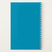 カスタム会社のロゴと文字ノートブックの色 ノートブック (裏面)