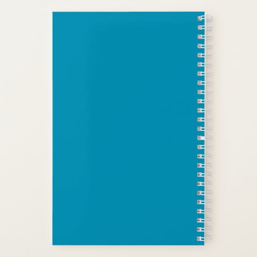 カスタム会社のロゴと文字ノートブックの色 ノートブック (裏面)