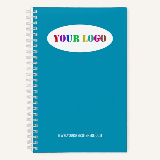 カスタム会社のロゴと文字ノートブックの色 ノートブック (正面)