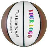 カスタム会社のロゴと文字ビジネスバスケットボール バスケットボール (縦)