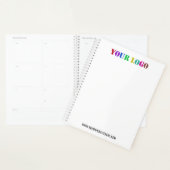 カスタム会社のロゴと文字事業プランナー プランナー手帳 (ディスプレー)