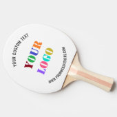 カスタム会社のロゴと文字卓球ラケット 卓球ラケット (横)