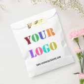 カスタム会社のロゴと文字好意バッグテンプレート フェイバーバッグ (封をした状態)