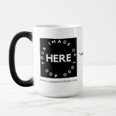 カスタム会社のロゴとQRプロモ企業のーション モーフィングマグカップ (左)