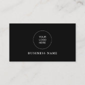 カスタム会社のロゴのアップロード 名刺 (正面)