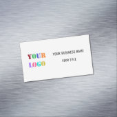 カスタム会社のロゴのプロモパーソナライズされたーション マグネット名刺 (インサイチュ)