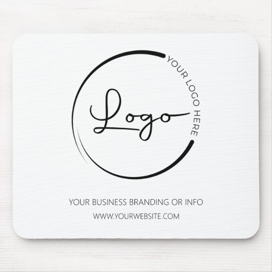 カスタム会社のロゴのプロモーション マウスパッド (正面)