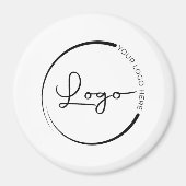 カスタム会社のロゴのプロモーション マグネット (正面)