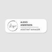 カスタム会社のロゴのプロモーション 名札 (正面)