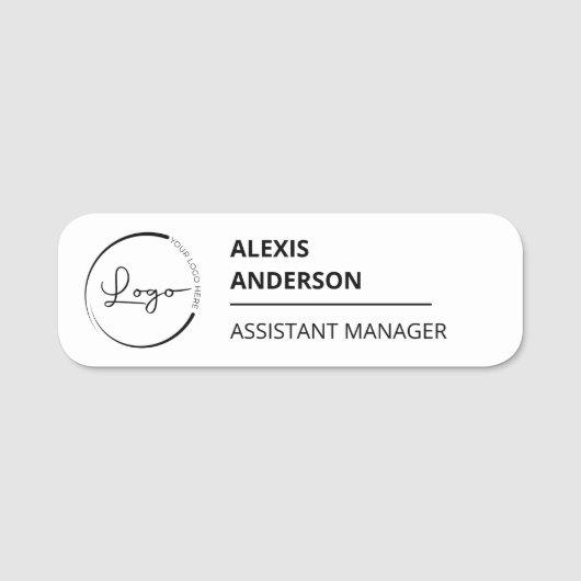 カスタム会社のロゴのプロモーション 名札 (正面)