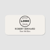 カスタム会社のロゴの磁気ピンまたはセーフティピン 名札 (正面)