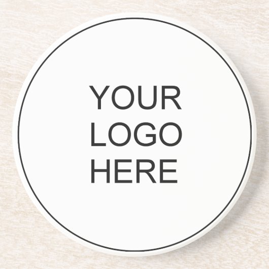 カスタム会社のロゴをここにアップロード コースター (正面)