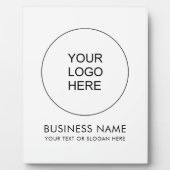 カスタム会社のロゴをここにアップロード フォトプラーク (正面)