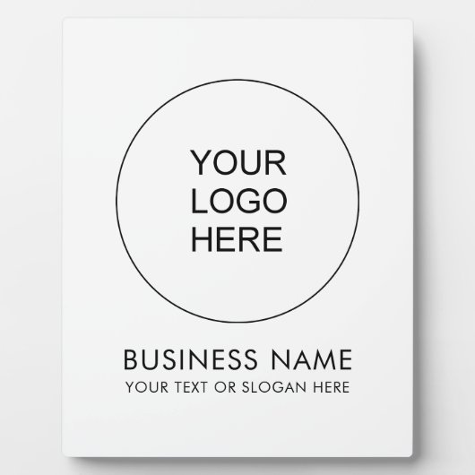 カスタム会社のロゴをここにアップロード フォトプラーク (正面)