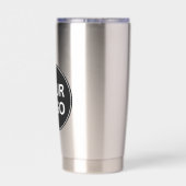 カスタム会社のロゴシンプル 保温保冷タンブラー (背面)