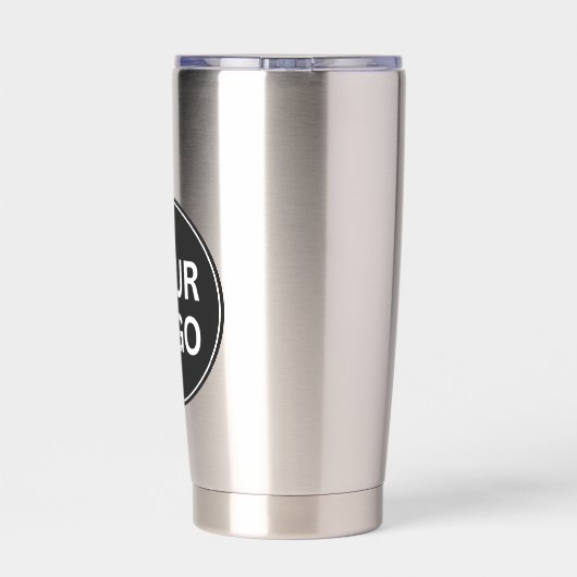 カスタム会社のロゴシンプル 保温保冷タンブラー (背面)