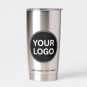 カスタム会社のロゴシンプル 保温保冷タンブラー (左面)
