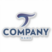 カスタム会社のロゴシール – Premium Brand シール (正面)