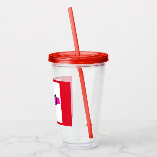 カスタム会社のロゴビジネスの企業の宣伝 アクリルタンブラー (左)