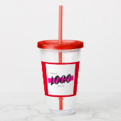 カスタム会社のロゴビジネスの企業の宣伝 アクリルタンブラー (正面)