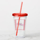 カスタム会社のロゴビジネスの企業の宣伝 アクリルタンブラー (裏面)