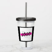 カスタム会社のロゴビジネスの企業の宣伝 アクリルタンブラー (正面)