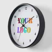 カスタム会社のロゴ会社の壁時計ギフト 壁時計 (傾斜)