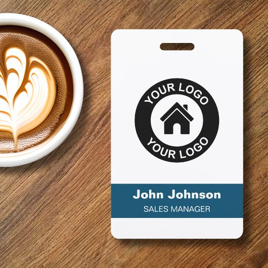 カスタム会社のロゴ名タイトル従業員 バッジ