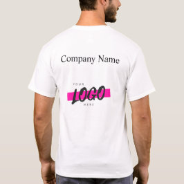 カスタム会社のロゴ名プロモーション業務 Tシャツ