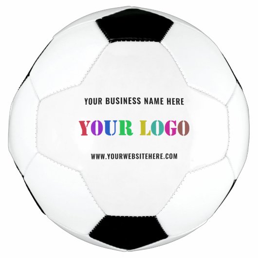 カスタム会社のロゴ文字サッカーボール サッカーボール (正面)