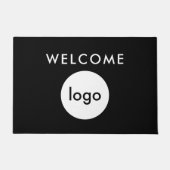 カスタム会社のロゴ歓迎ビジネス形式 ドアマット (正面)