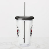 カスタム会社のロゴ アクリルタンブラー (右)