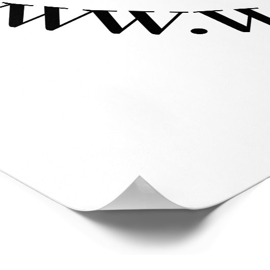 カスタム会社のロゴ ポスター (角)