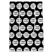 カスタム会社のロゴ ミディアムペーパーバッグ (裏面)