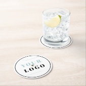 カスタム会社のロゴ ラウンドペーパーコースター (インサイチュ)