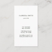 カスタム会社のロゴ 名刺 (裏面)