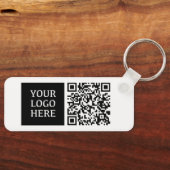 カスタム会社のロゴQRコードキーチェーン キーホルダー (正面)