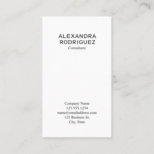 カスタム会社のロミニマルゴ 名刺 (裏面)