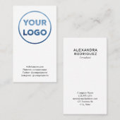 カスタム会社のロミニマルゴ 名刺 (正面/裏面)